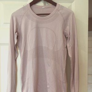 LULULEMON Long Sleeve Shirt  SIZE: 6 Color. Dew pink 🌸